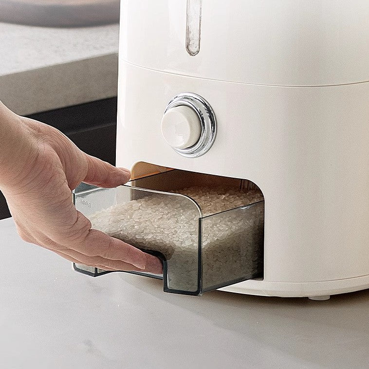 Multi-Purpose Airtight Rice Storage Container with Measuring Cup