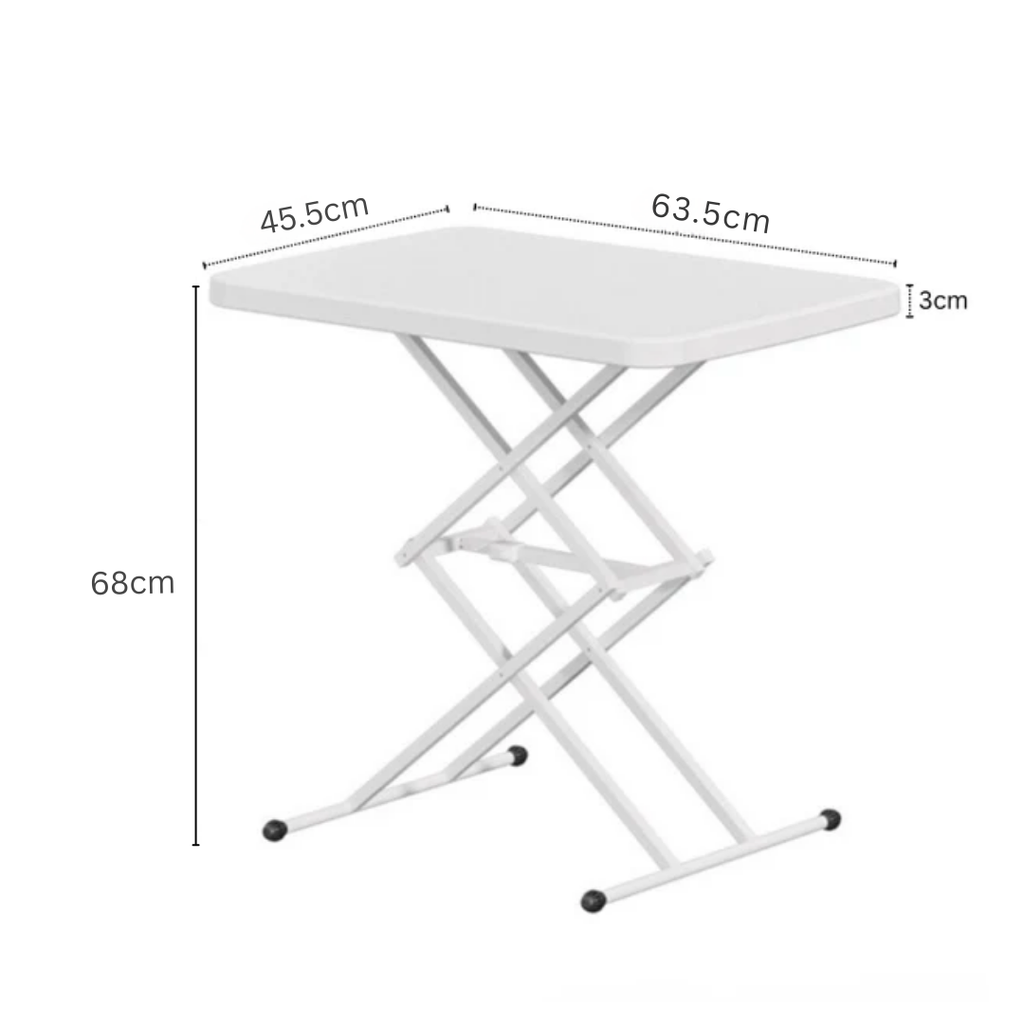 Multi-Purpose Height Adjustable Folding Table