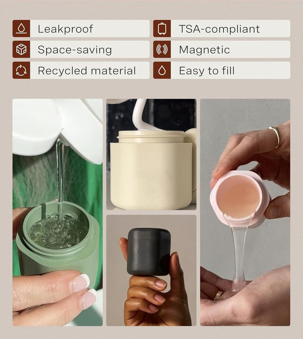 Leakproof Magnetic Travel Container Set