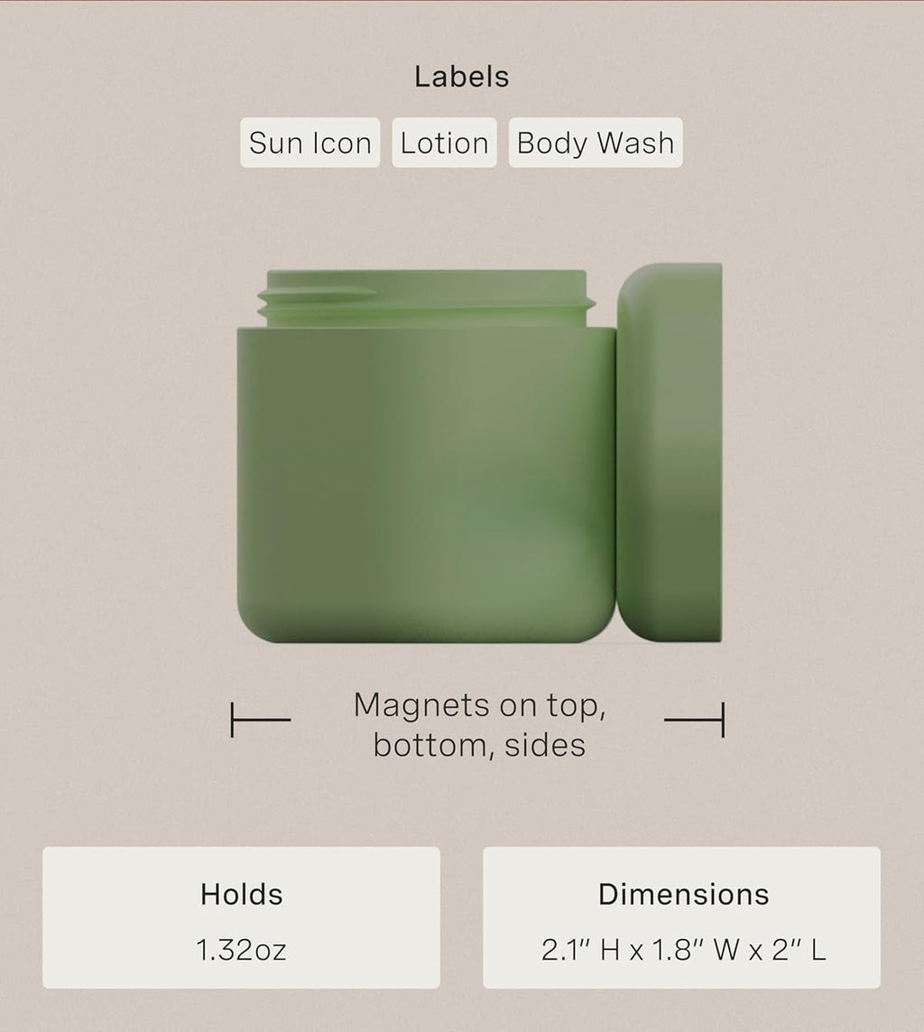 Leakproof Magnetic Travel Container Set