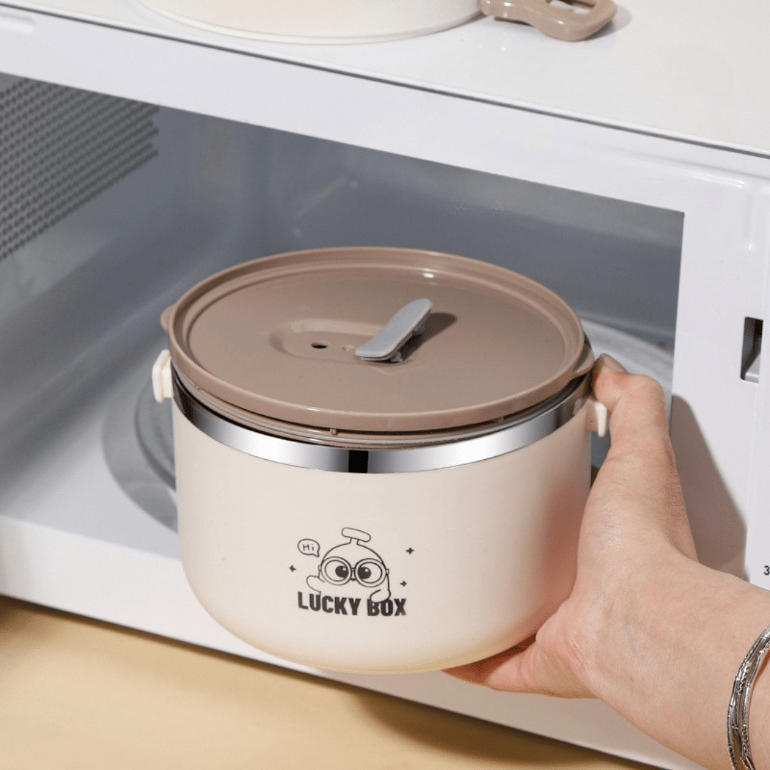 Multi-Compartment Stainless Steel Insulated Lunch Box