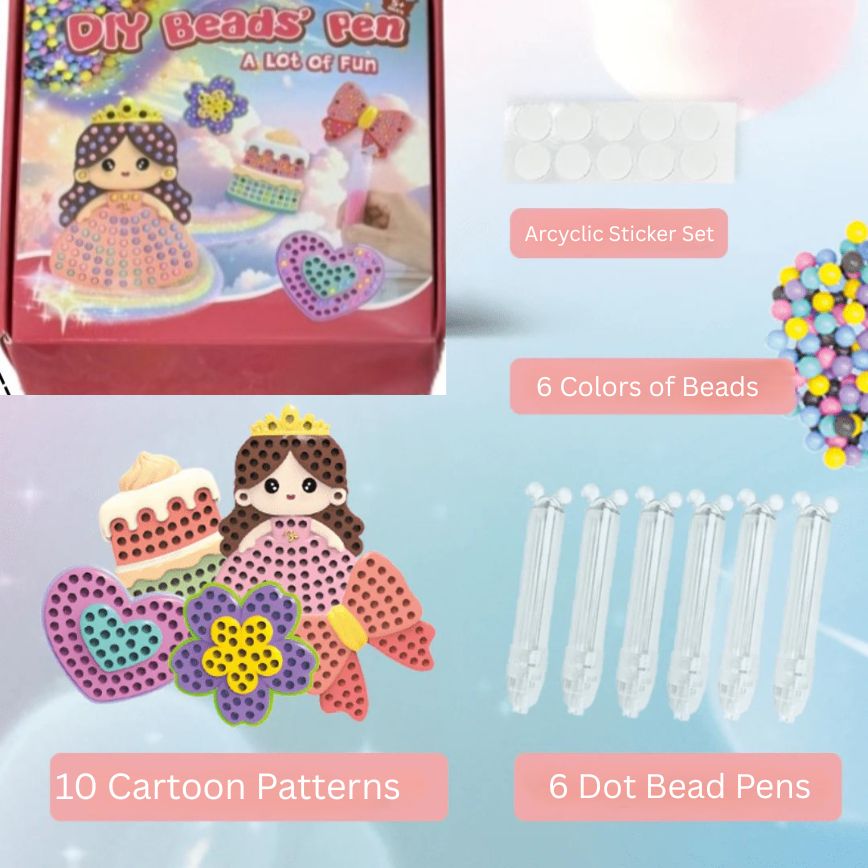 Color-Pop DIY Bead Art Maker with Beads Pen