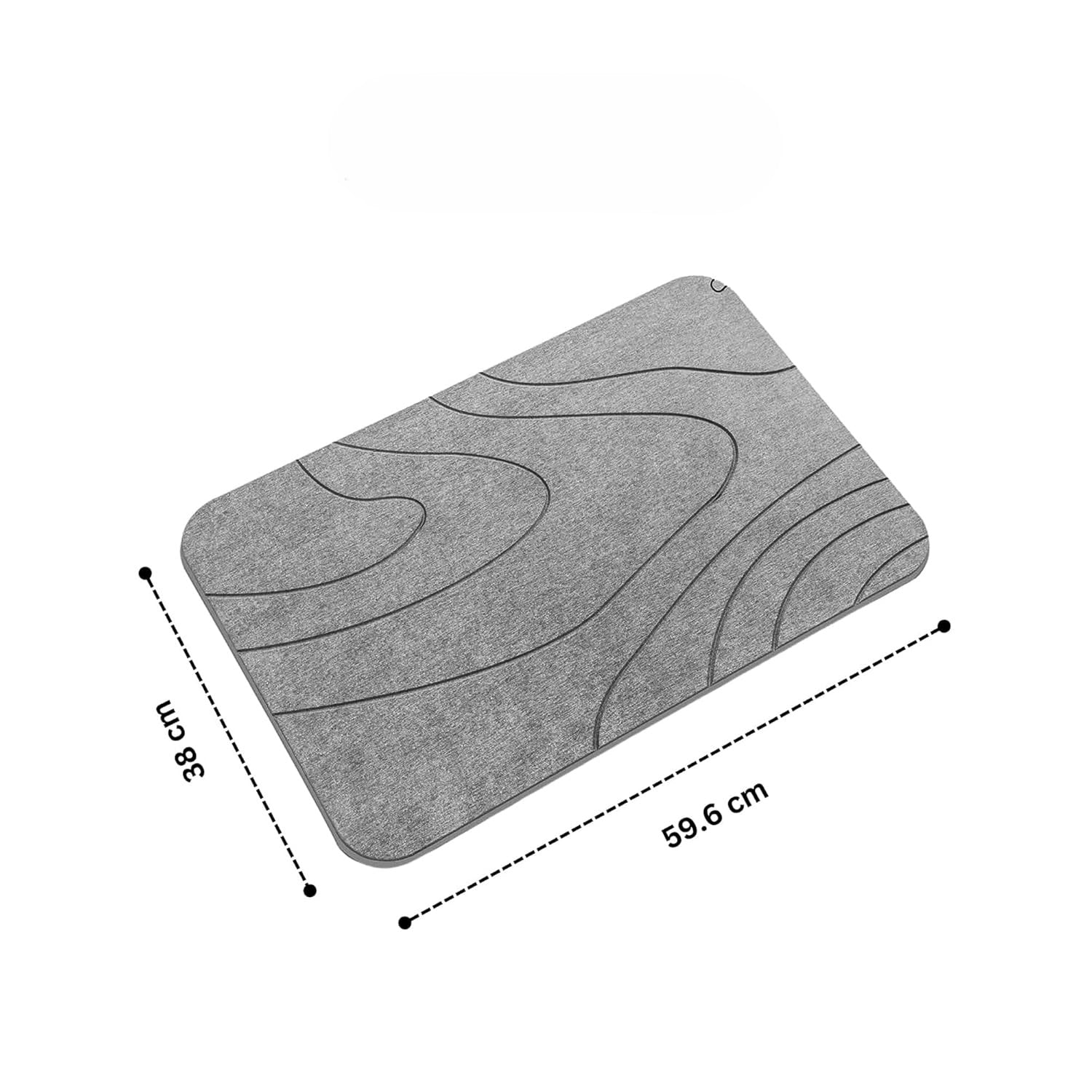 Diatomaceous Non-Slip Quick-Dry Stone Bath Mat
