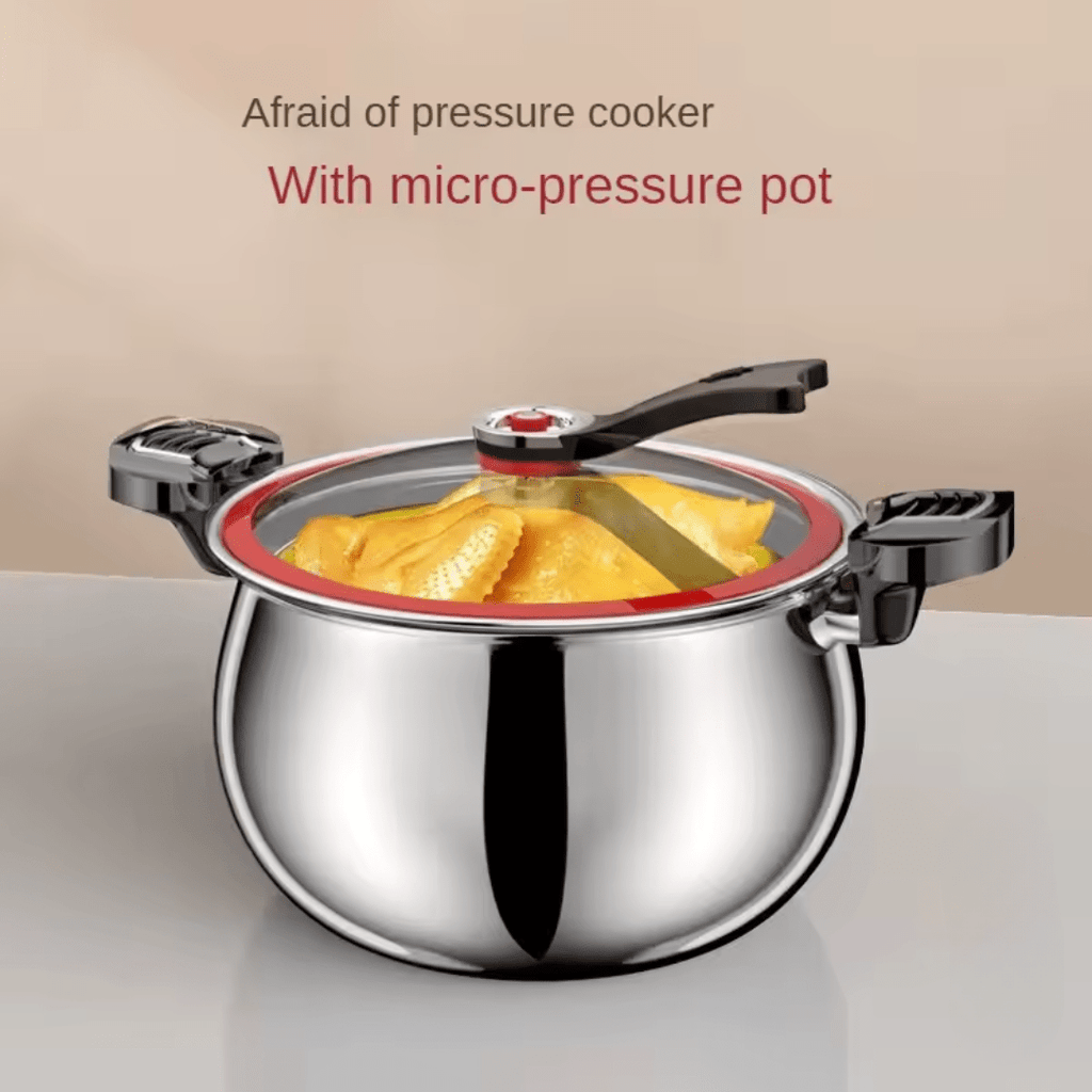 Multi-Use Micro-Pressure Cooker with Handle
