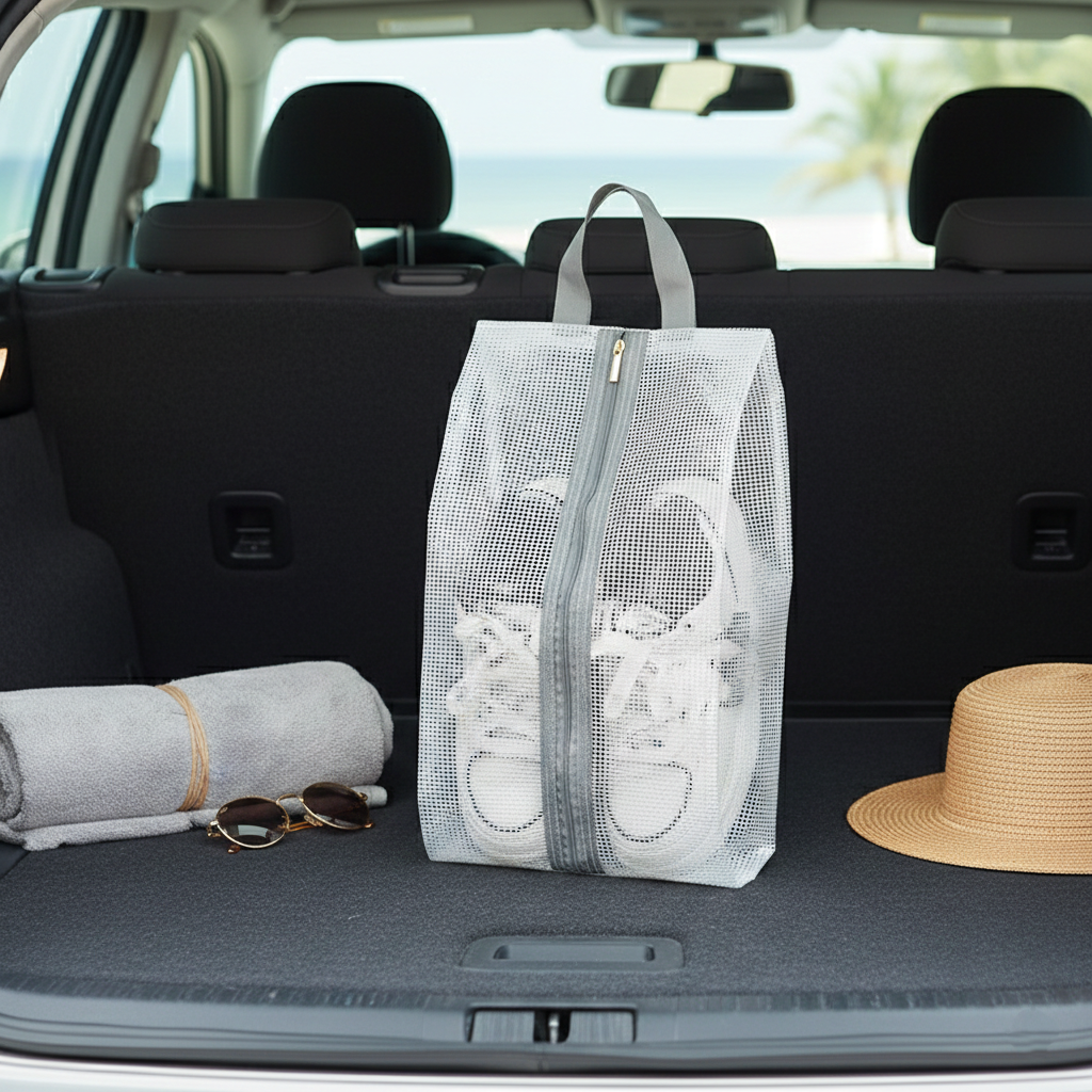 Transparent Portable Shoe Organizer Bag