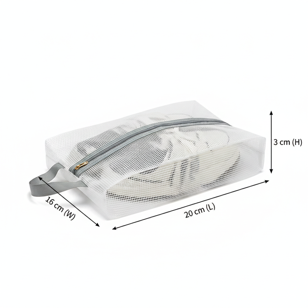 Transparent Portable Shoe Organizer Bag