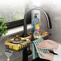 Gold Dual-Compartment Kitchen & Bathroom Caddy(30cm)