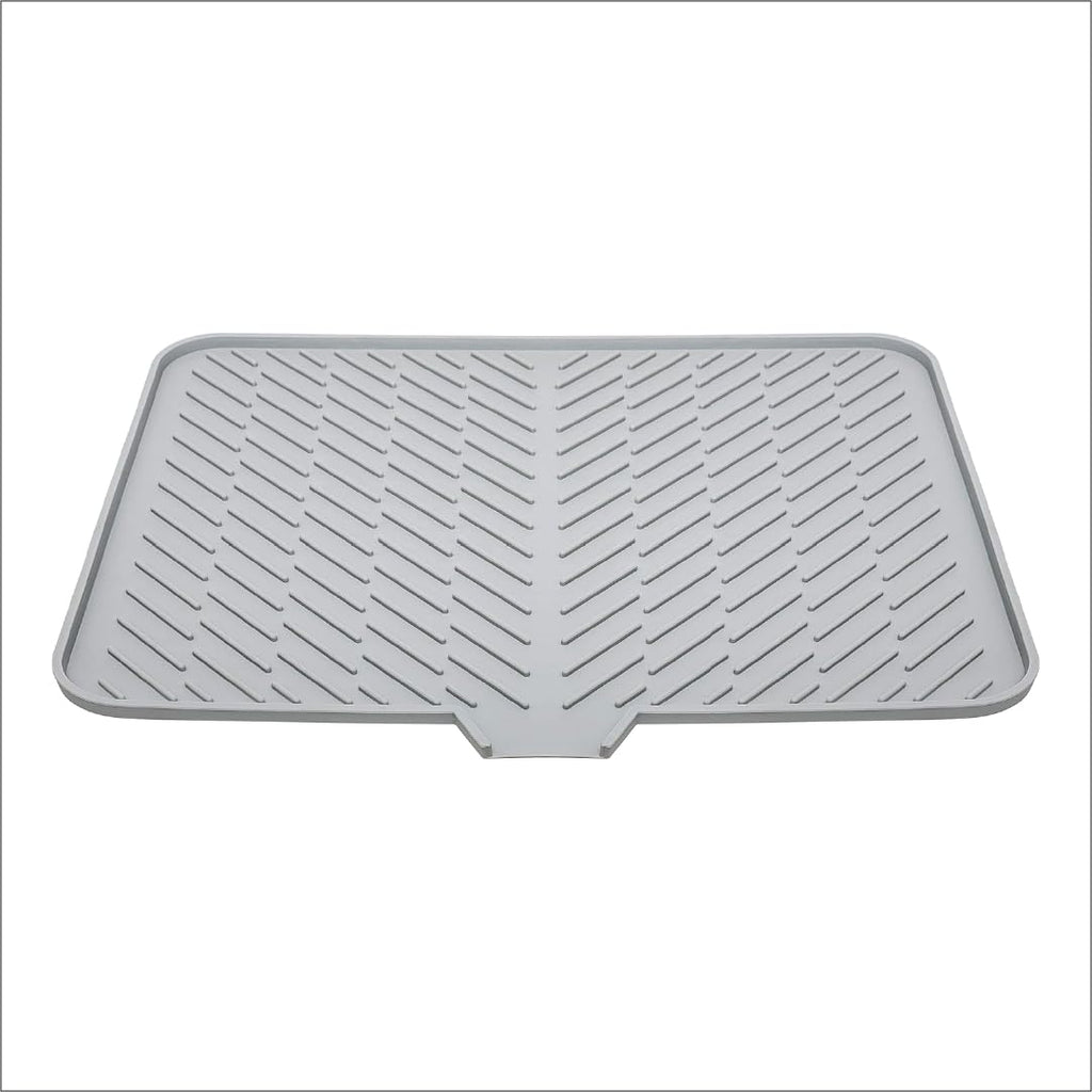 Kitchen Countertop Drying Mat with Drain Lip