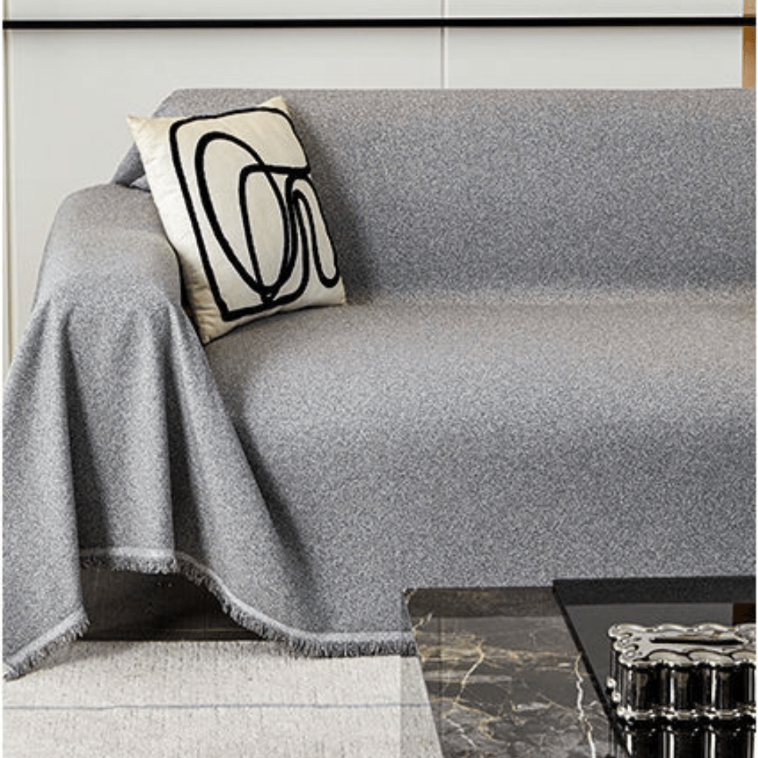 Grey Elegance Elegance Chenille Sofa Cover