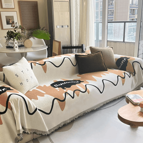 Coffee Elegance Elegance Chenille Sofa Cover