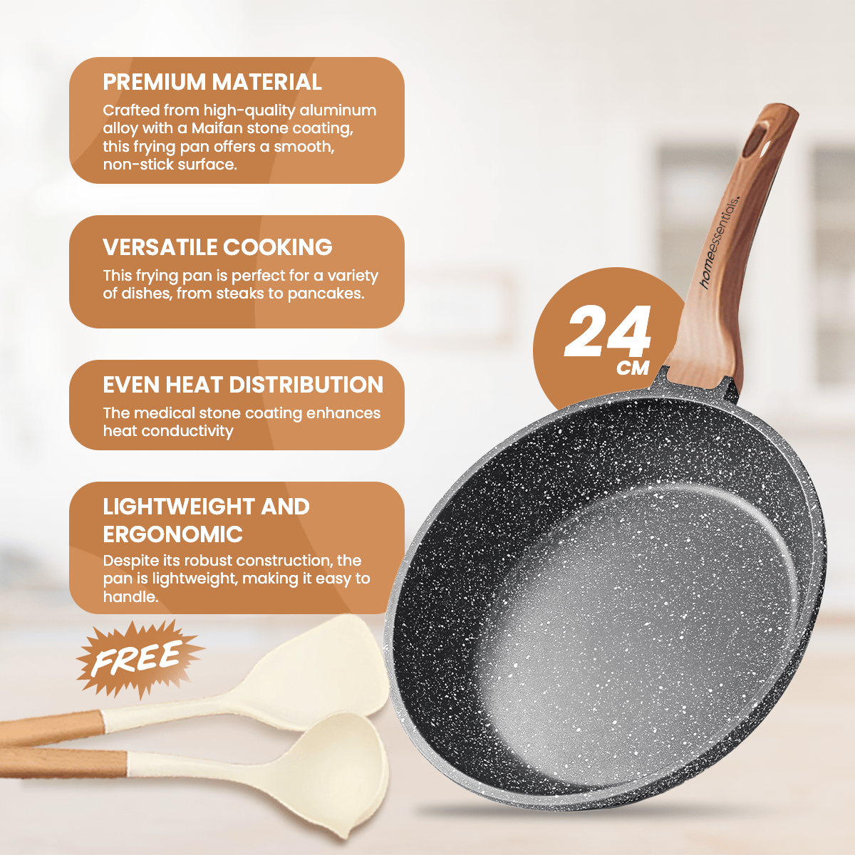 Must Have Black Maifan Stone Frying Pan
