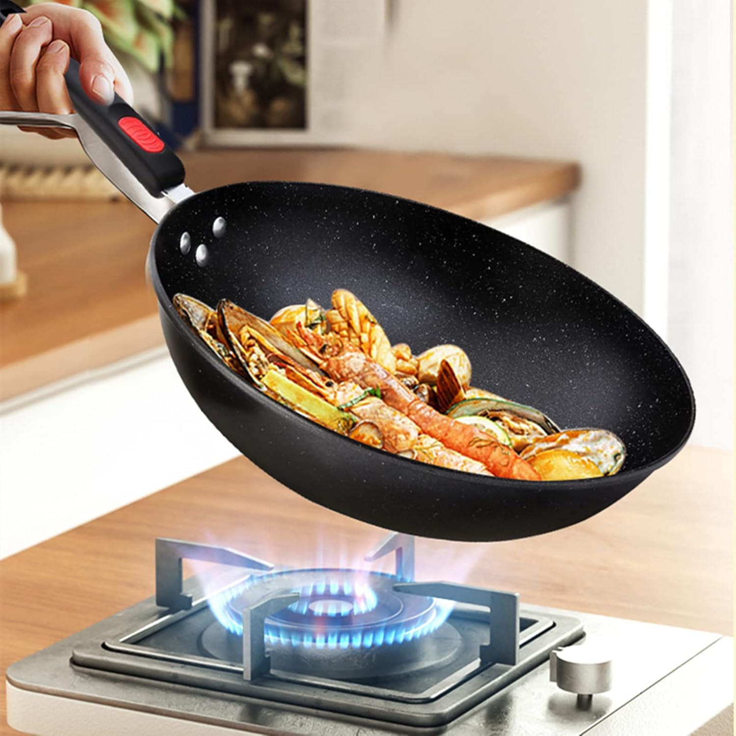 Multi-Function Maifan Non Stick Home Cookware Set (Set of 3)