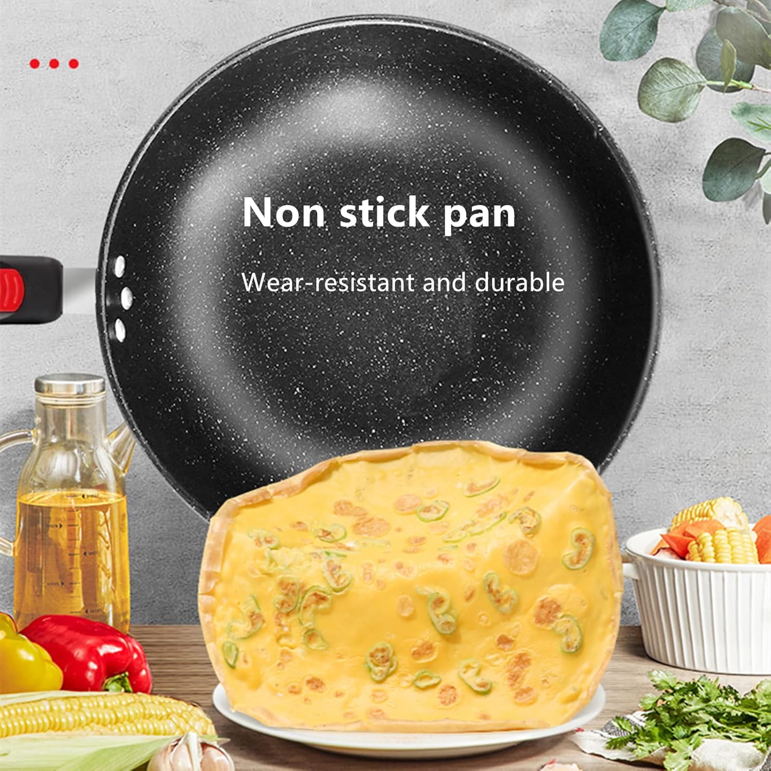 Multi-Function Maifan Non Stick Home Cookware Set (Set of 3)