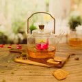 Multi-Functional Glass Teapot for Brewing and Steaming With Handle (1000ml)