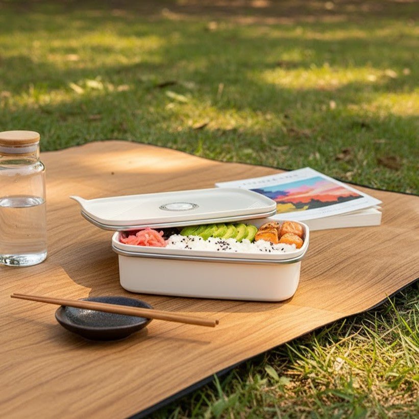 Multi-Functional Stainless Steel Food Storage Container with Leakproof Lid (700ml)