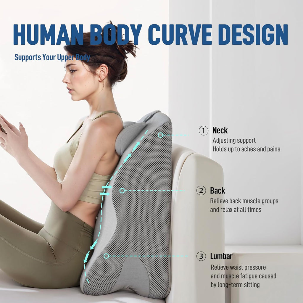 Multi-Position Memory Foam Ergonomic Face Down Pillow