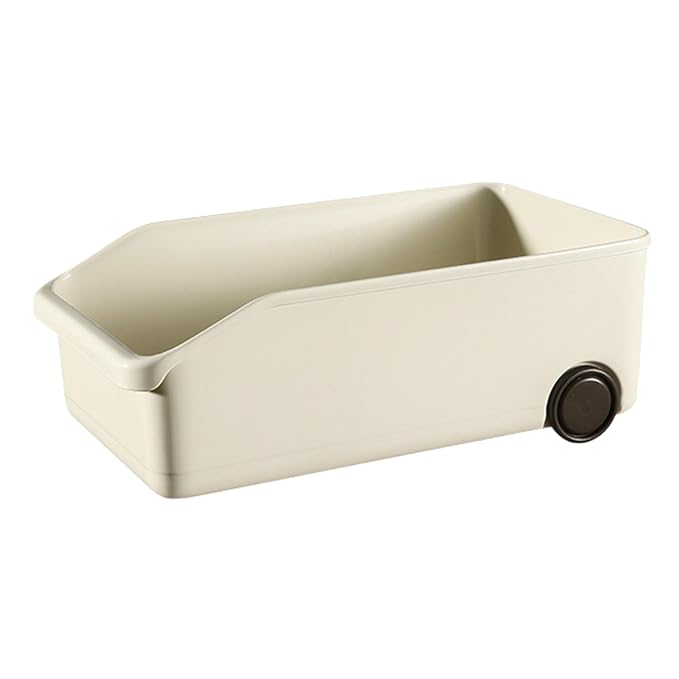 Multi-Purpose Compact Organizer Bin with Wheels Pack of 2