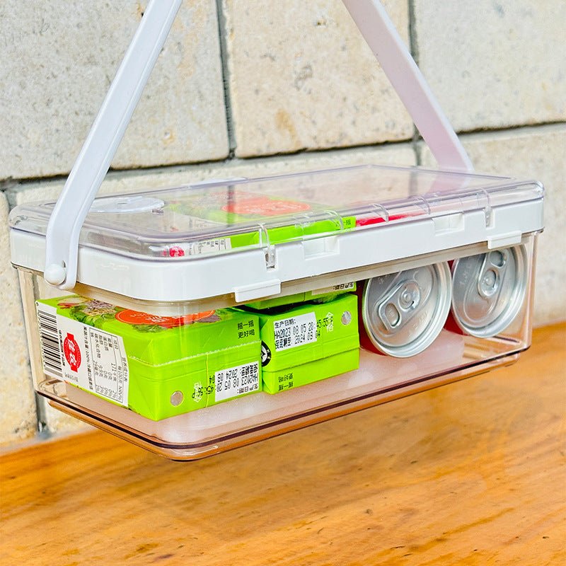 Multi-Purpose Portable Leak-Proof Sealing Crisper Box with Ice Crystals (White Mapal)