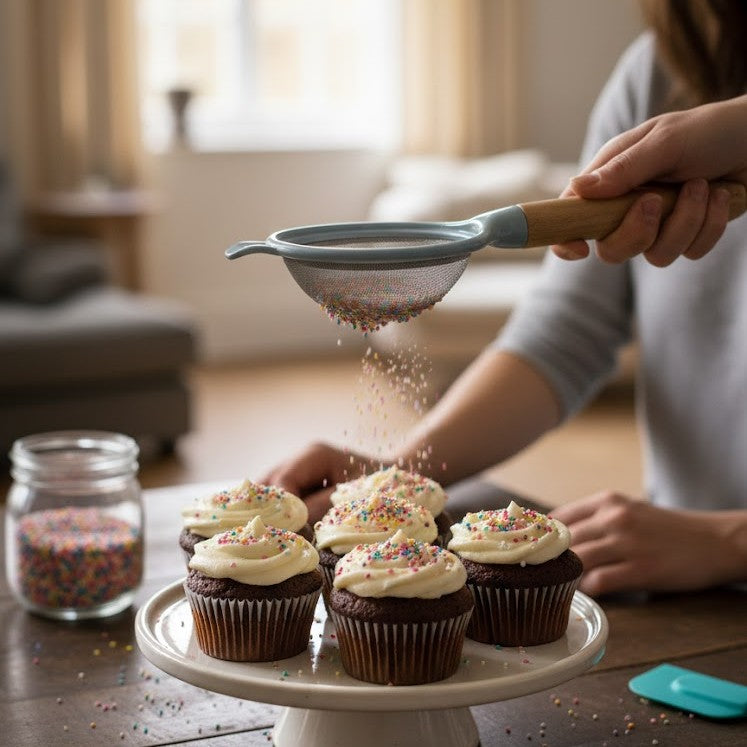 Multi-Purpose Stainless Steel Fine Mesh Kitchen Strainer