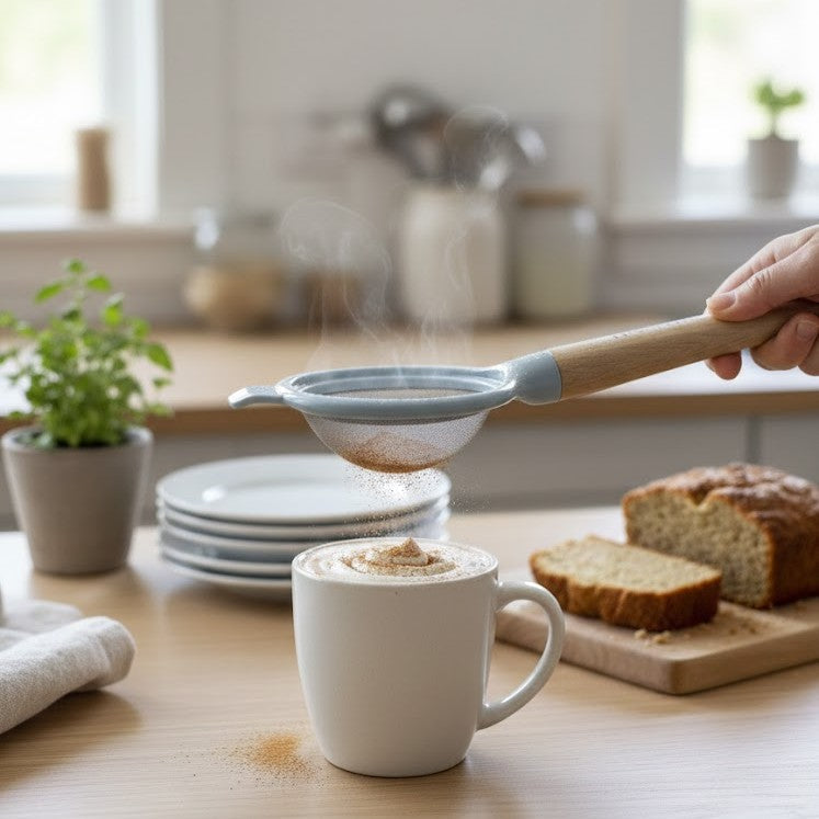 Multi-Purpose Stainless Steel Fine Mesh Kitchen Strainer