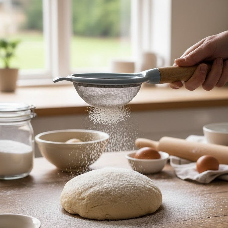 Multi-Purpose Stainless Steel Fine Mesh Kitchen Strainer
