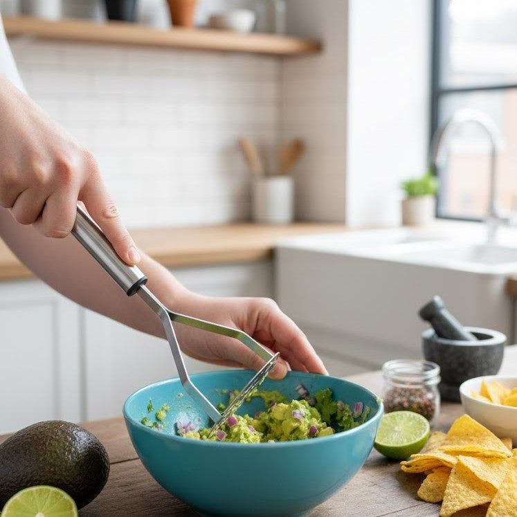 Multi-Purpose Stainless Steel Kitchen Masher