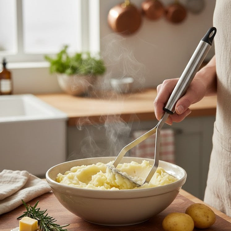 Multi-Purpose Stainless Steel Kitchen Masher
