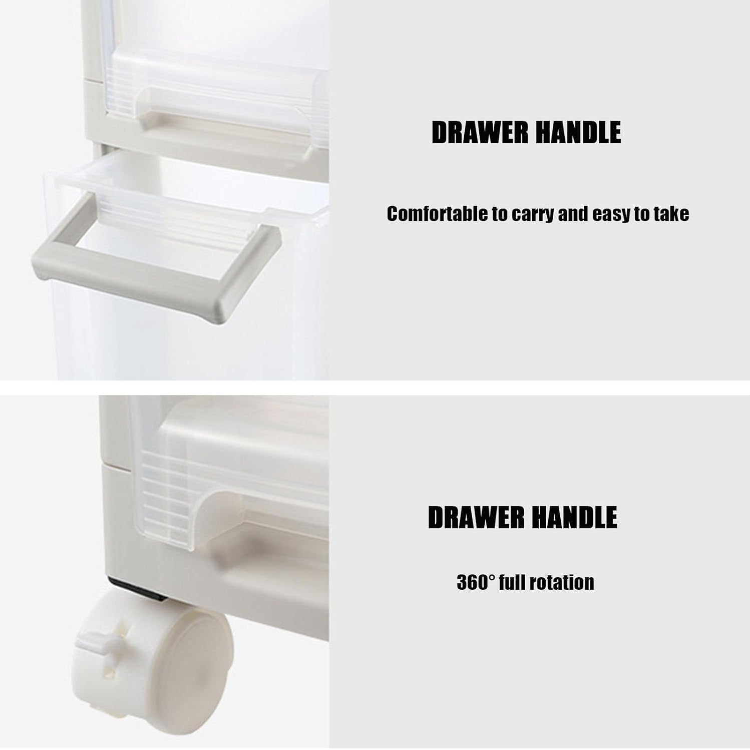 Space Saving Slim Organizer with Drawers