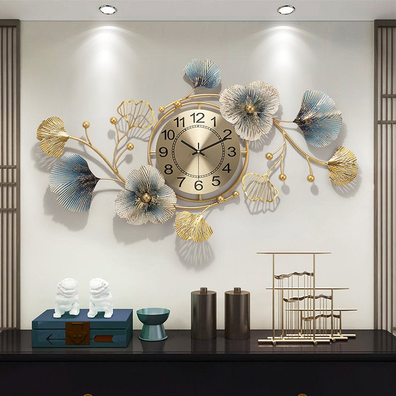 Luxury Decorative Wall Clock to Enhance Living Room Ambience