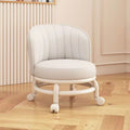 Multi-Functional Portable steel frame Round Stool With Wheels