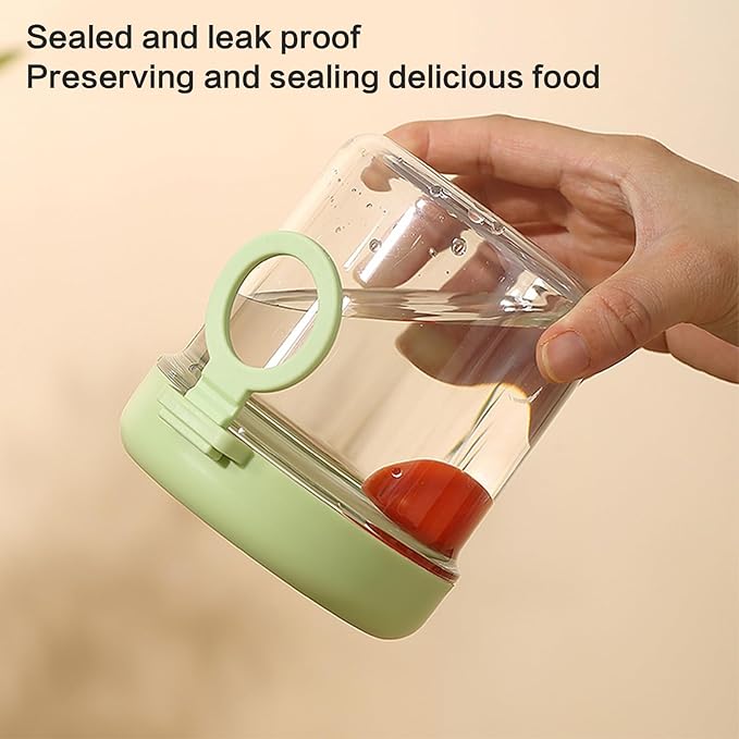 On-the-Go Salad and Yogurt Cup with Leak-Proof Lid & Spoon