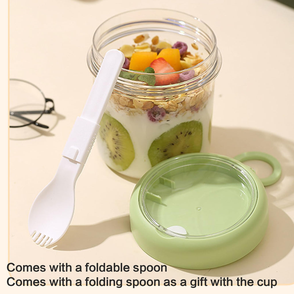 On-the-Go Salad and Yogurt Cup with Leak-Proof Lid & Spoon
