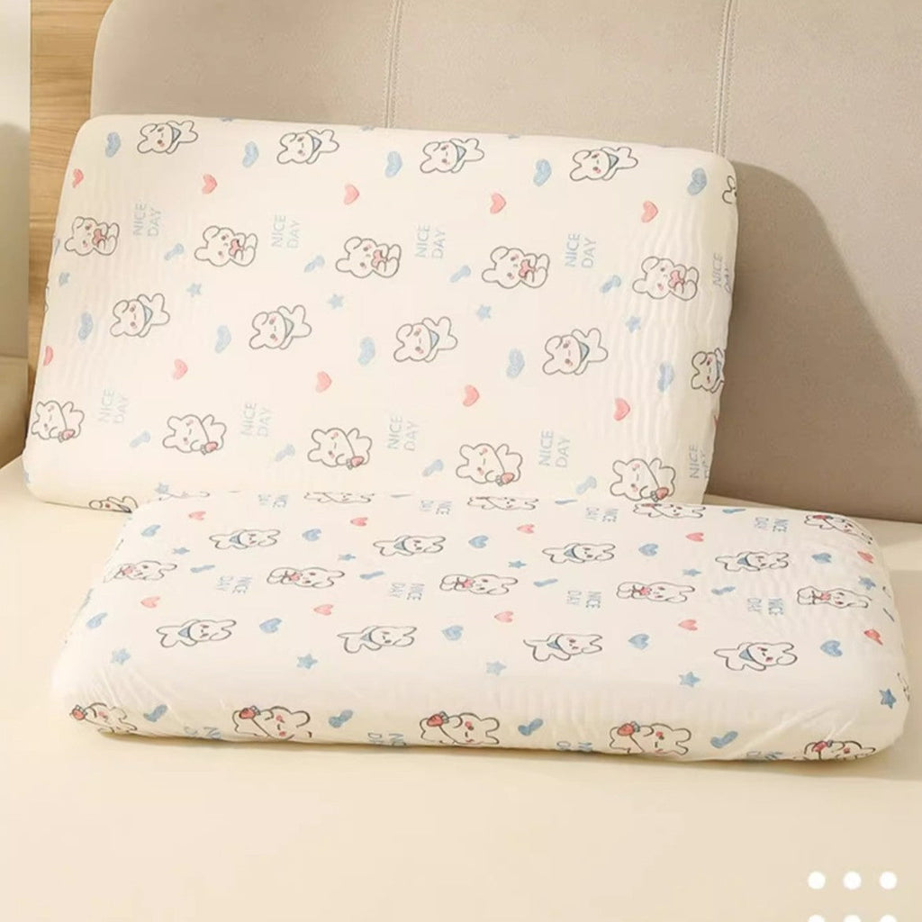 Portable Elastic Fit Printed 2-Piece Disposable Pillowcase