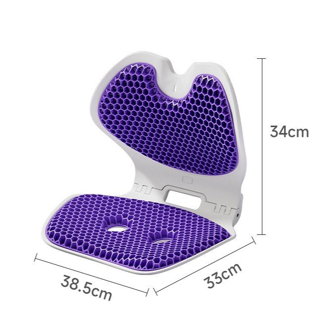 PosturePro Lumbar and Back Support Folding Seat Cushion (38.5 cm)