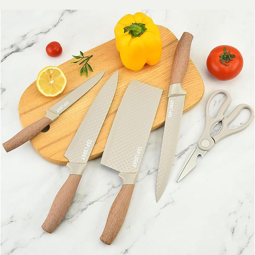 Premium 6-Piece Stainless Steel Kitchen Knife Set