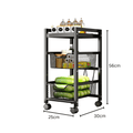 Multi-Layer Narrow Gap Floor Storage Cart
