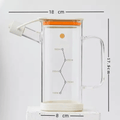 Multi-Functional Oil Glass Dispenser with Silicone Guard