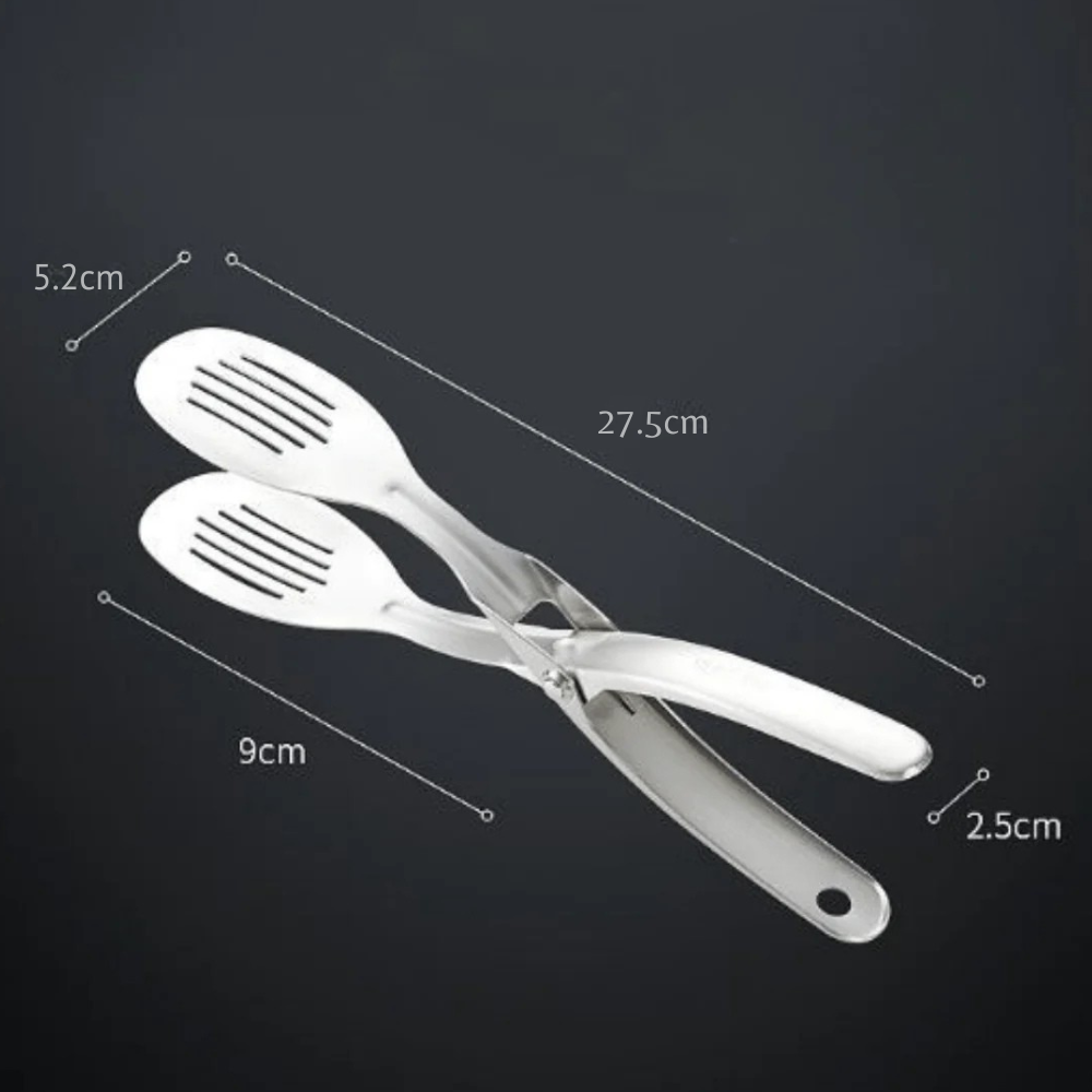 Multi-Purpose Stainless Steel Food Tong Clip