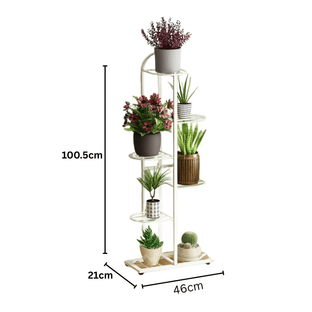 Multi-Layer Floor Standing Metal Flower Plant Stand