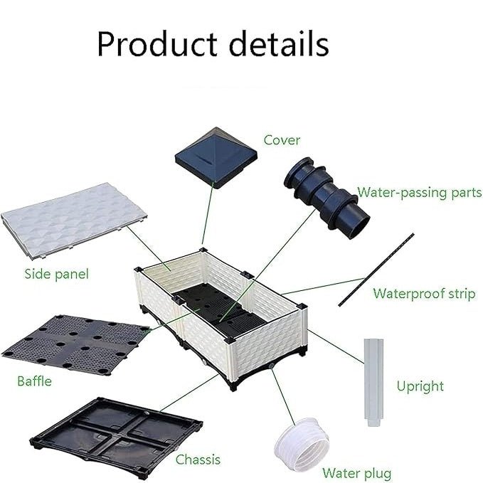 Rooftop Modular Outdoor Garden Bed