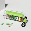 Stylish Portable Pill Box with 4 Compartments(Pack of 1)