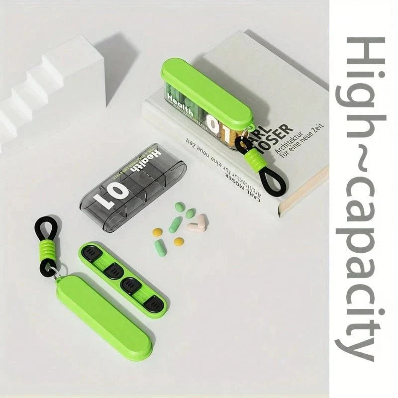 Stylish Portable Pill Box with 4 Compartments(Pack of 1)