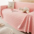 Elegance Chenille Sofa Cover : [EM-SC-27] (Pink)