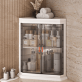 Multifunctional Plastic Triangle Corner Storage Cabinet
