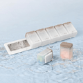 Magnetic Weekly Pill Organizer with 7 Removable Compartments(Pack of 1)