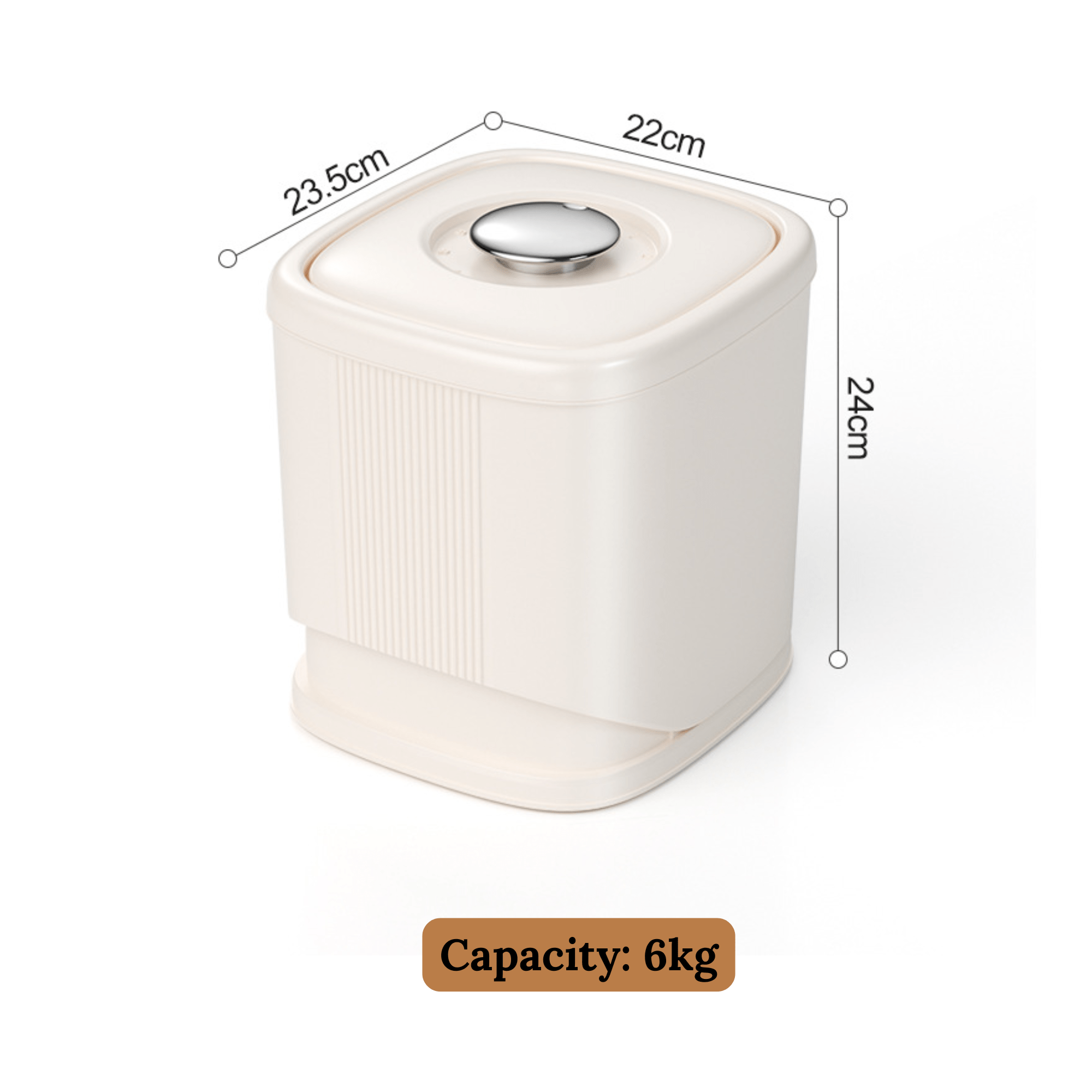 Multifunctional Plastic Moisture Proof Grain 6Kg Storage Container