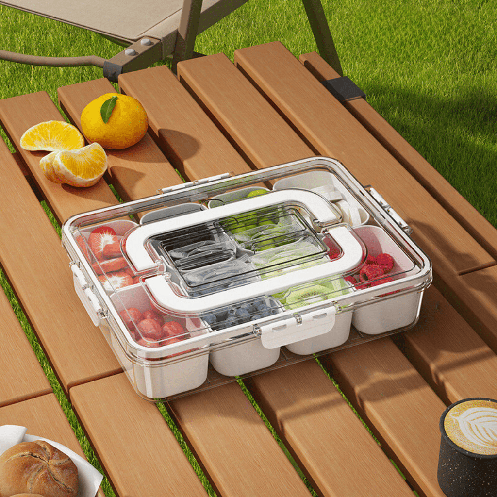 Portable Grid Food Storage Box