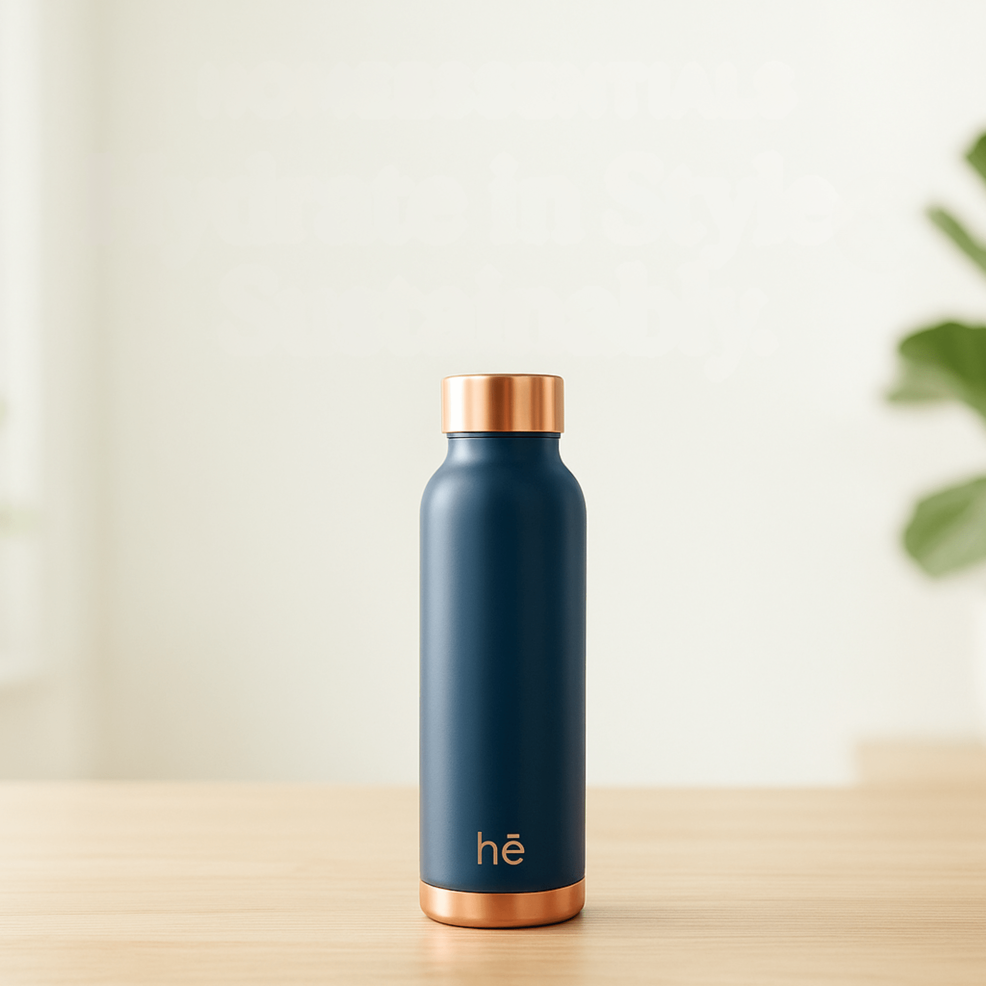 Leak-Proof Pure Copper Water Bottle (1Litre)