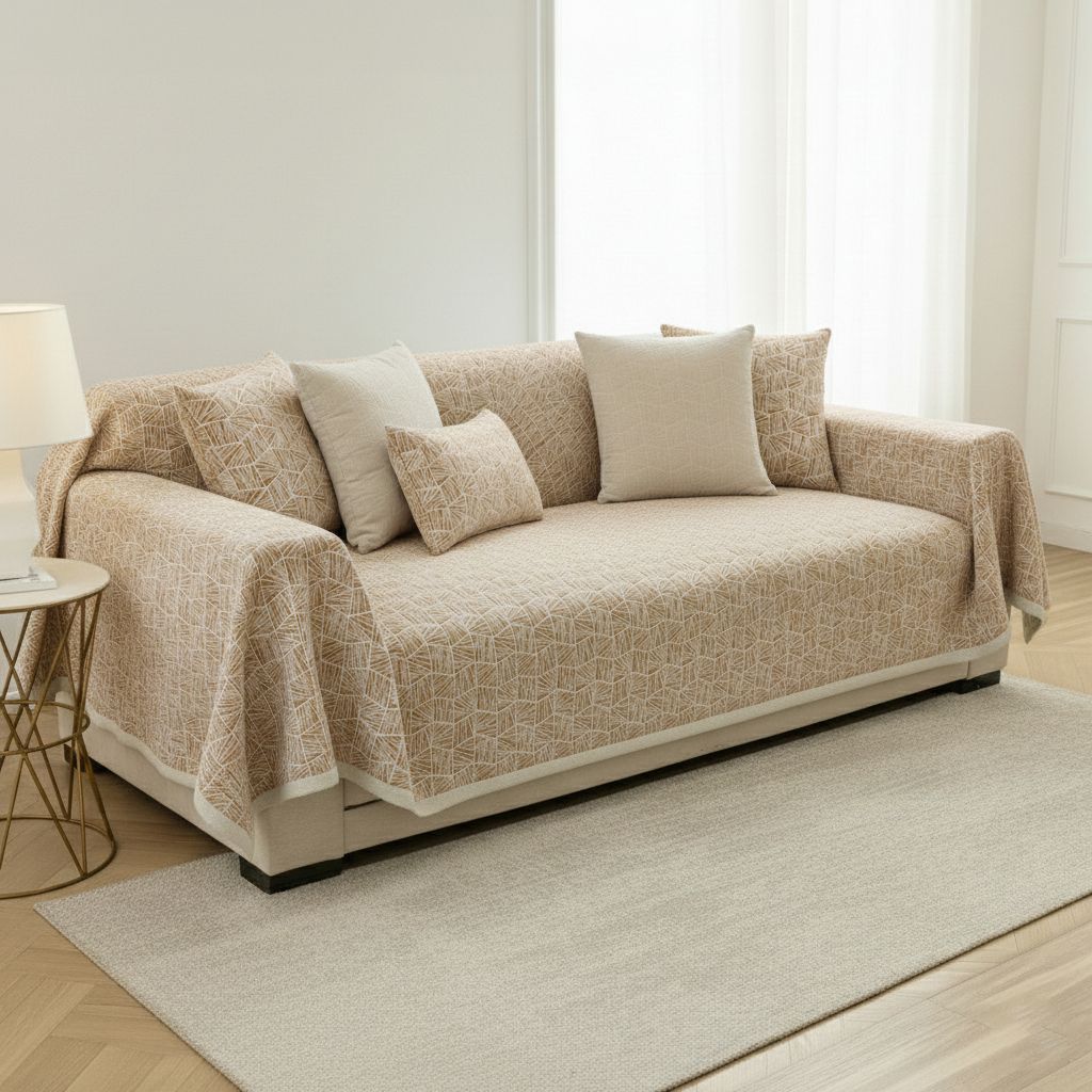 Elegance Chenille Sofa Cover : [EM-SC-37]