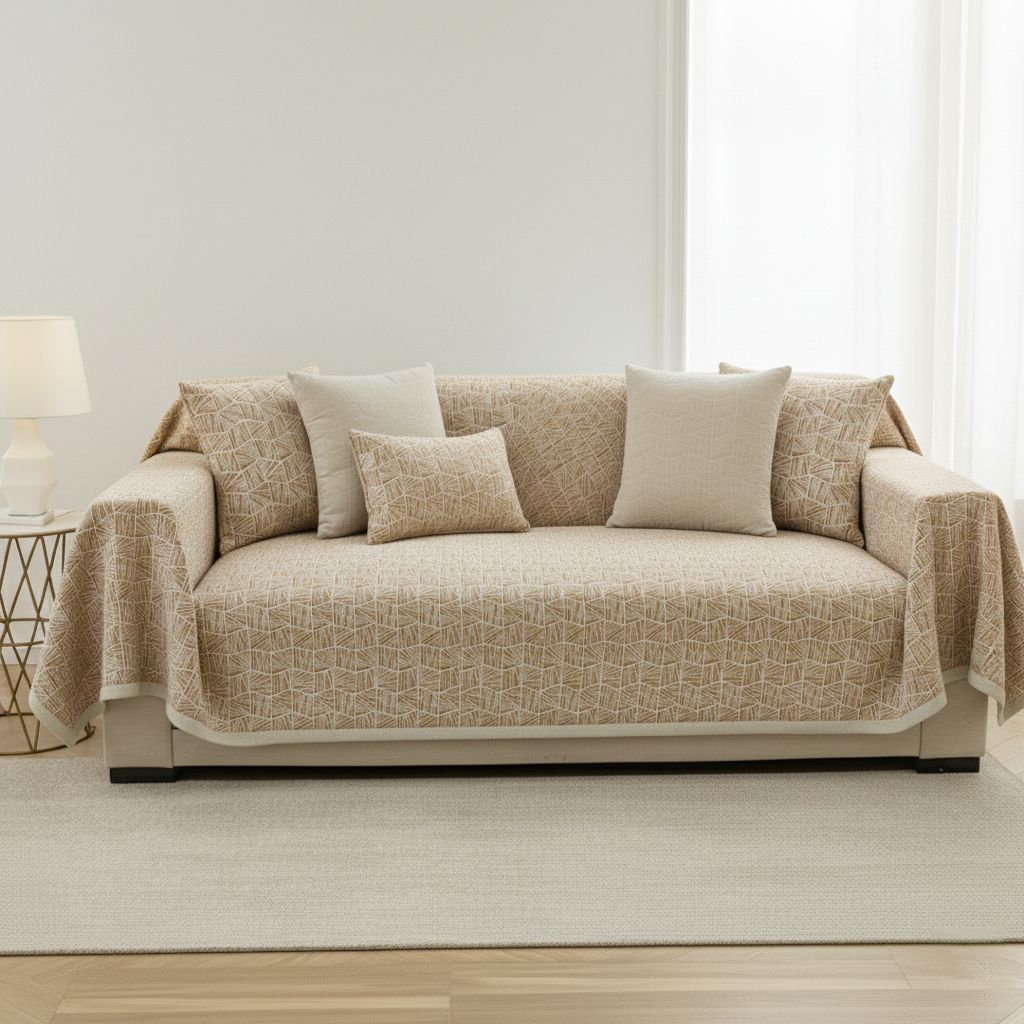 Elegance Chenille Sofa Cover : [EM-SC-37]